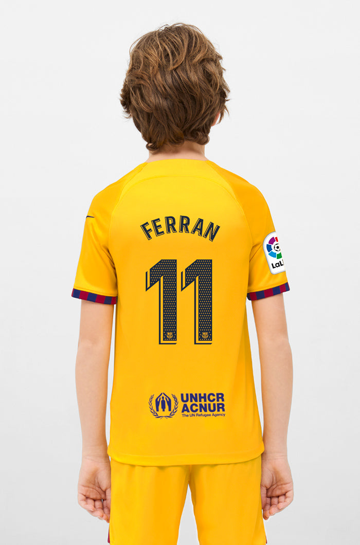 LFP - Samarreta 4t equipament FC Barcelona 22/23 - Junior - FERRAN
