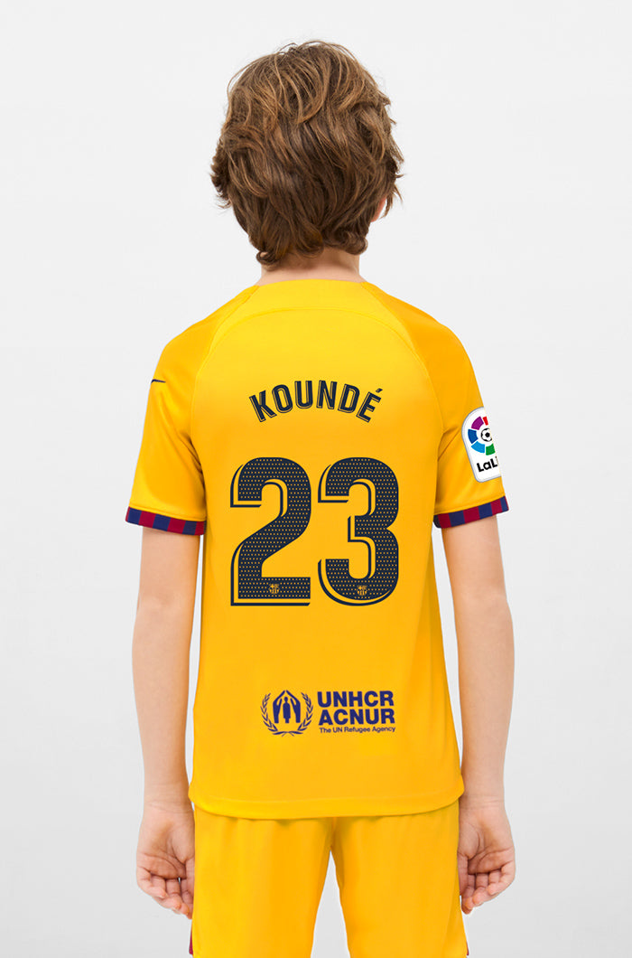 LFP - Set 4 Kit FC Barcelona 22/23 - Junior - KOUNDE
