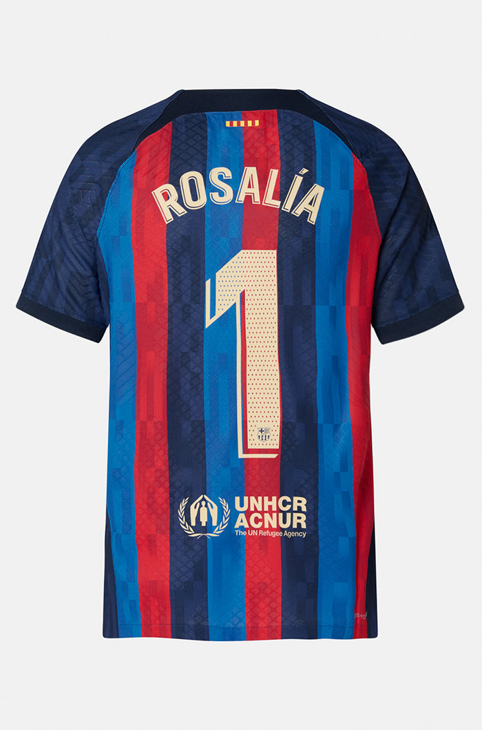 Camiseta Edición Limitada Motomami de Rosalía de la 1a equipación masculina del FC Barcelona 22/23
