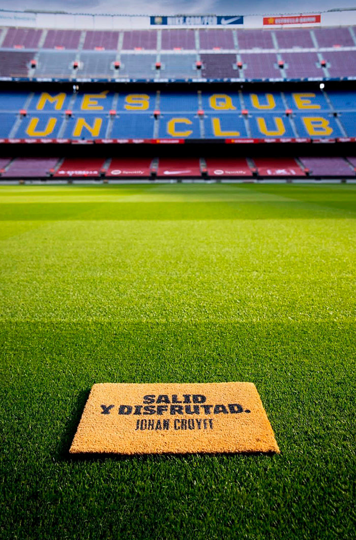  Paillasson « Salid y disfrutad » (« Sortez et amusez-vous ») de la collection Johan Cruyff