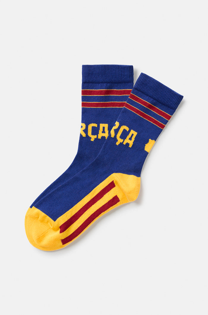 Calcetines señera y logo del FC Barcelona - Infantil