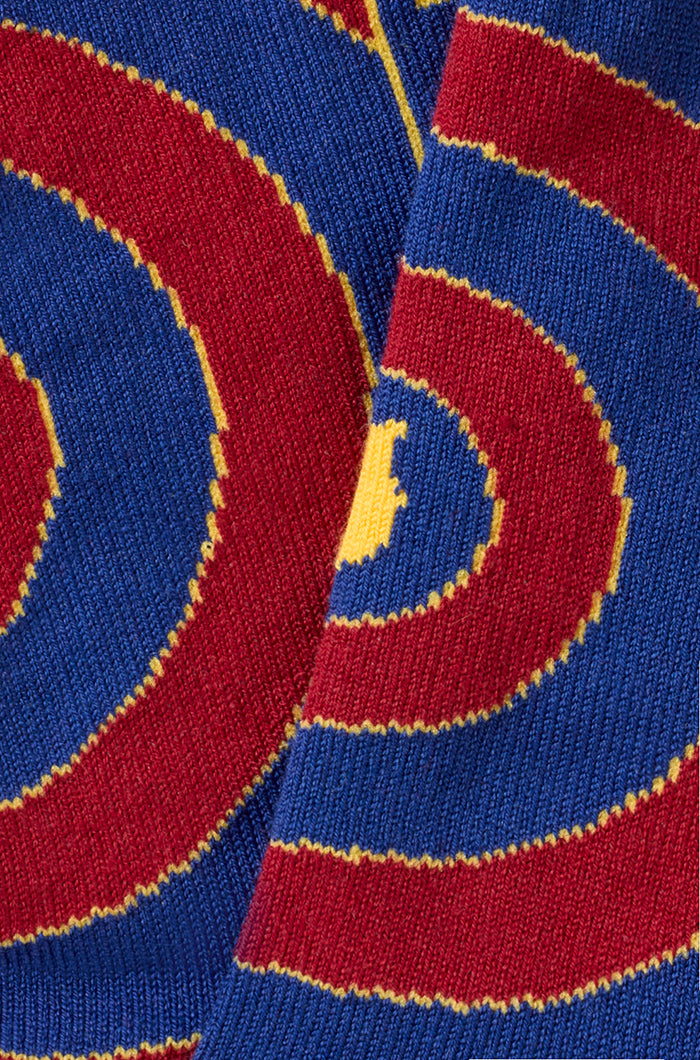 Calcetines bandera y escudo del FC Barcelona - Infantil