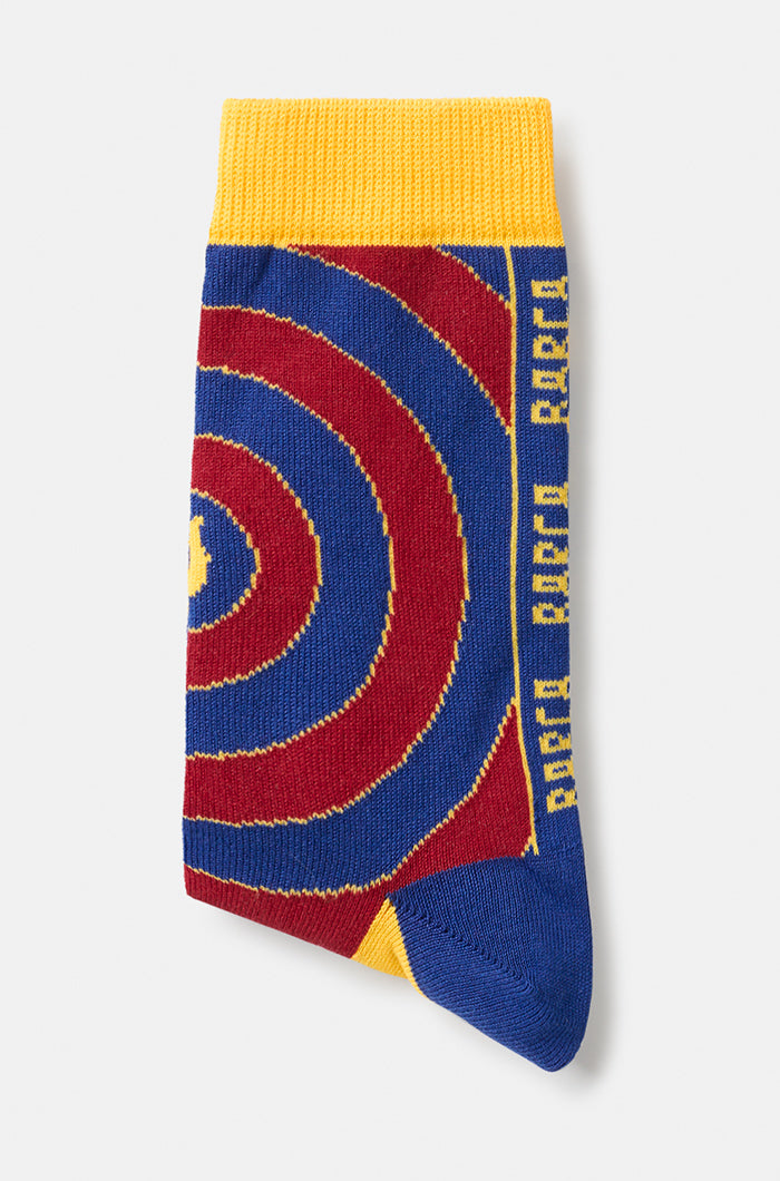 FC Barcelona flag and crest socks - Kids