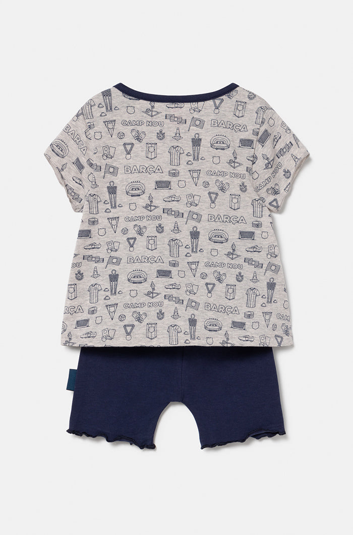 Pyjama en coton fille FC Barcelona – Bébé