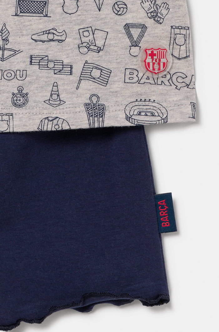 Pyjama en coton fille FC Barcelona – Bébé