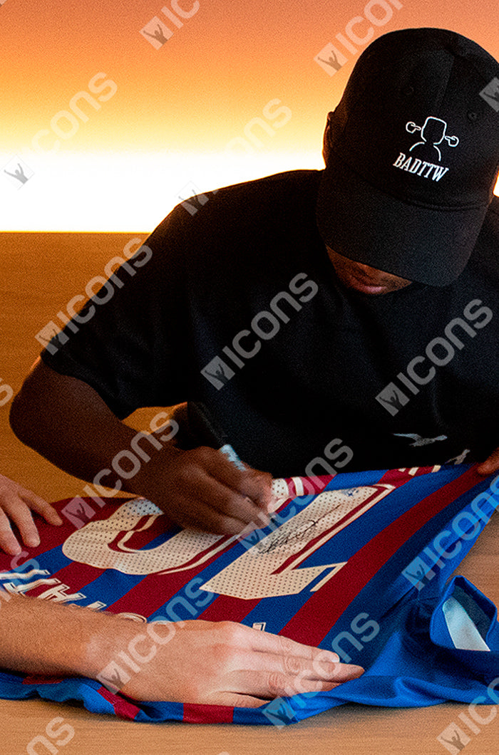 Framed FC Barcelona jersey signed by Ansu Fati with number 10