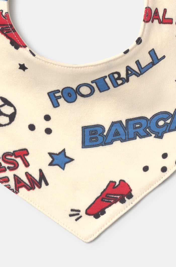 Bandana reversible algodón Barça – Bebé