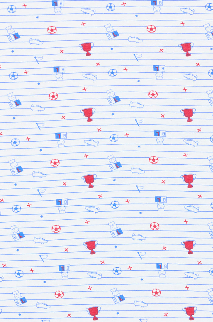 Muselina reversible algodón Barça – Bebé