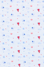 Muselina reversible algodón Barça – Bebé