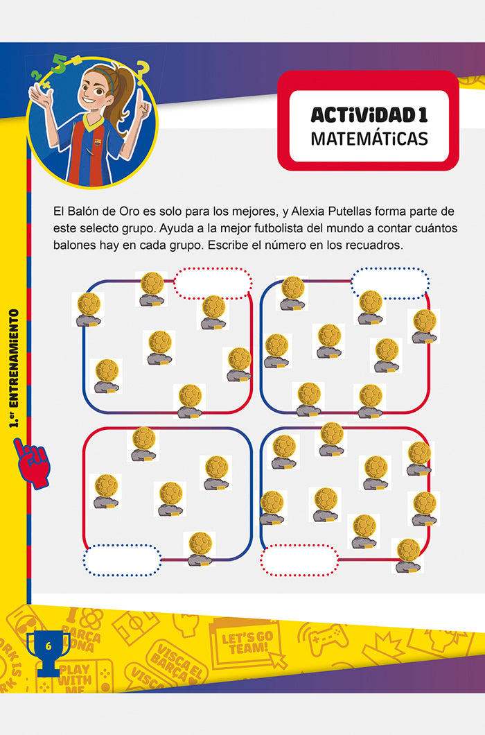 Holiday notebook 1st grade Barça - Spanish