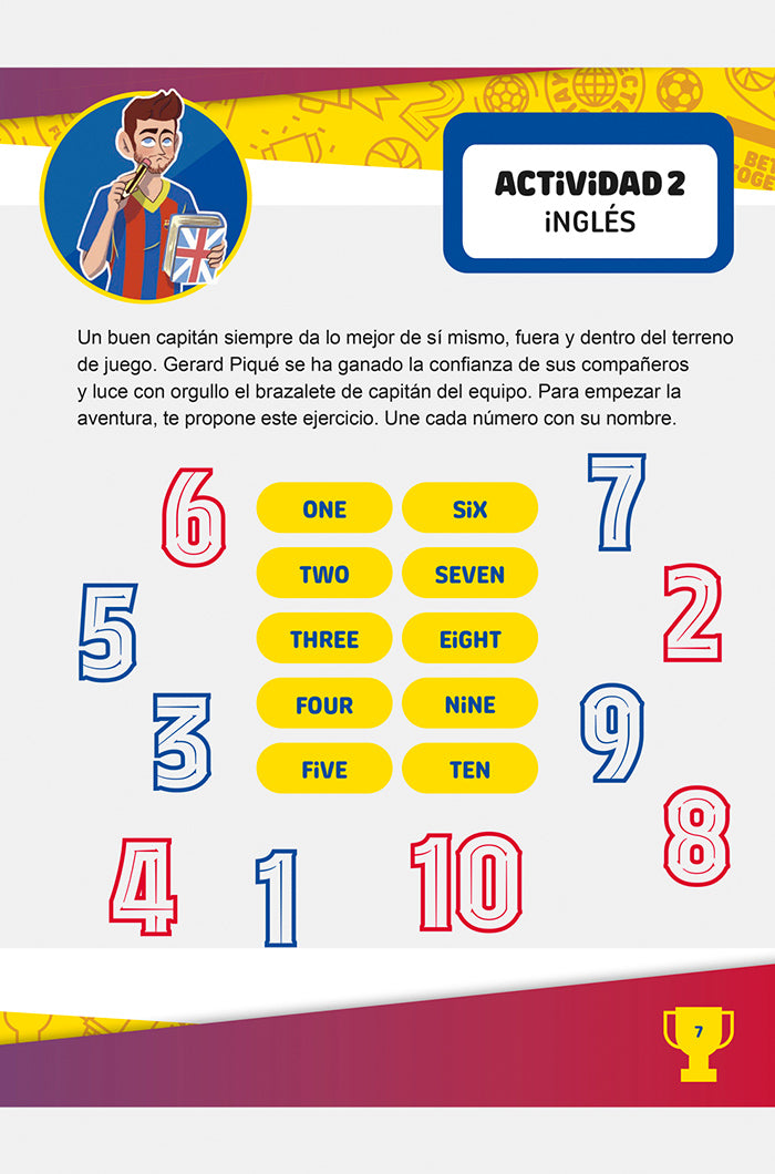 Holiday notebook 1st grade Barça - Spanish