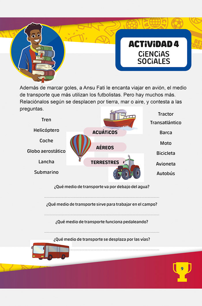 Carnet de vacances 2ème année Barça - Espagnol