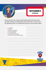 Holiday notebook 3rd grade Barça - Spanish