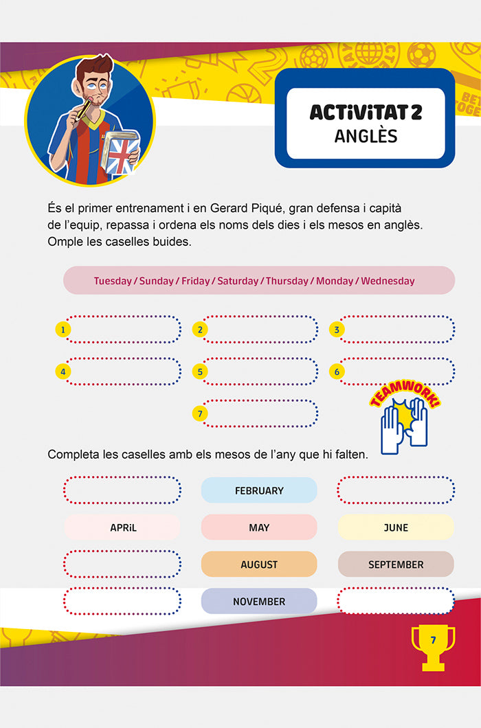 Cuaderno de vacaciones 3º de primaria Barça - Catalán