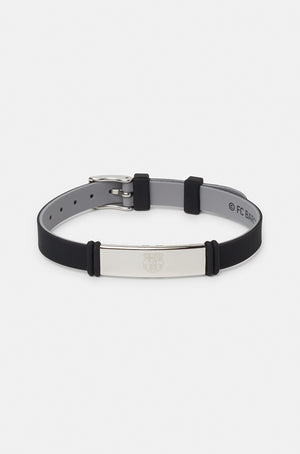 Pulsera fashion FC Barcelona - Negro
