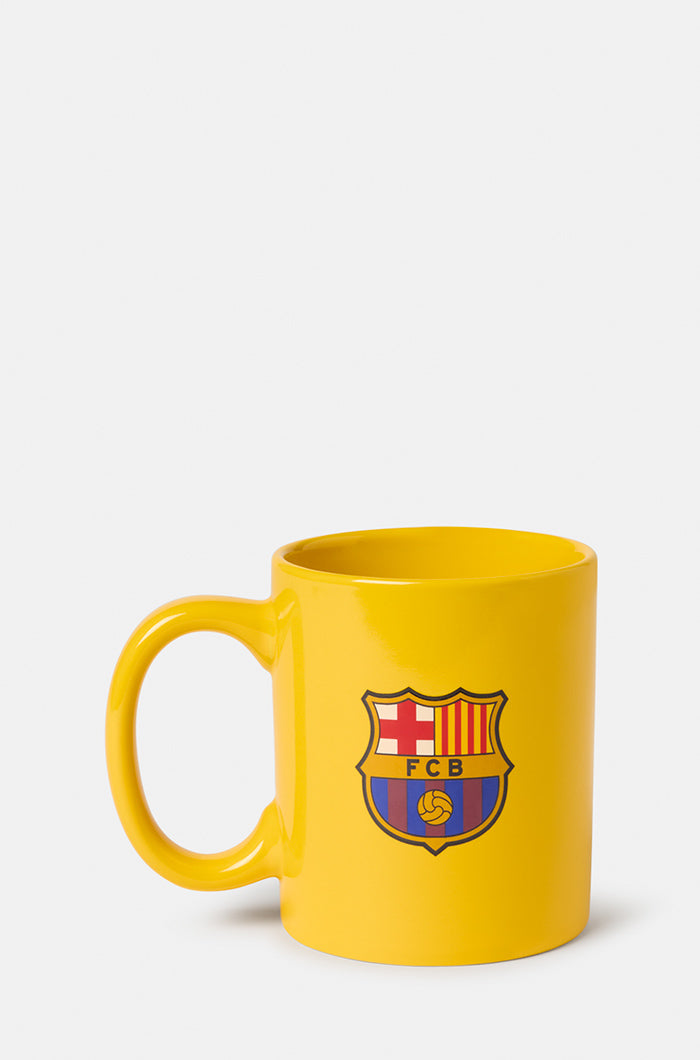 Mug Trencadis FC Barcelona in yellow