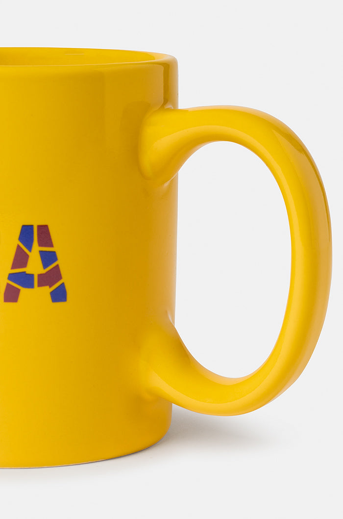 Mug Trencadis FC Barcelona in yellow