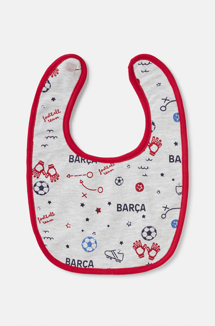 Pack de 2 baberos de algodón del Barça - Bebé