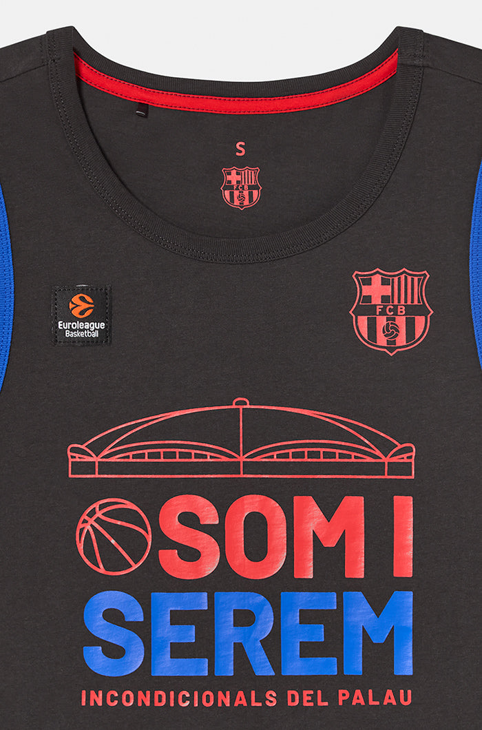 Camiseta baloncesto sin mangas FC Barcelona