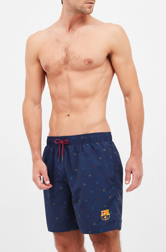 Maillot de bain imprimé Barça
