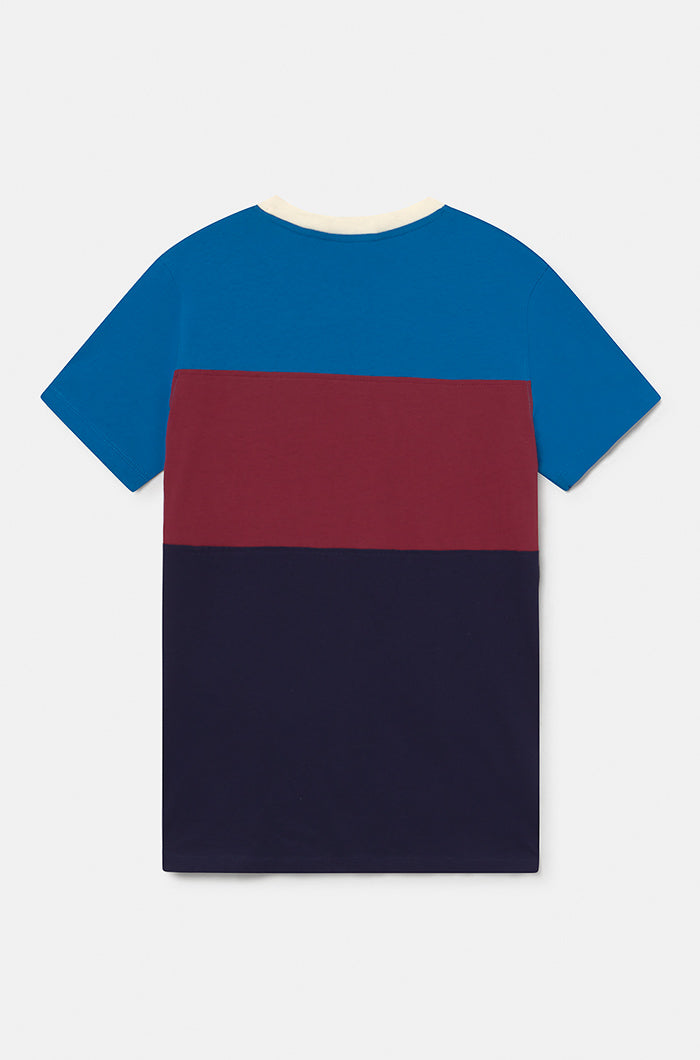  T-shirt tricolore écusson Barça 