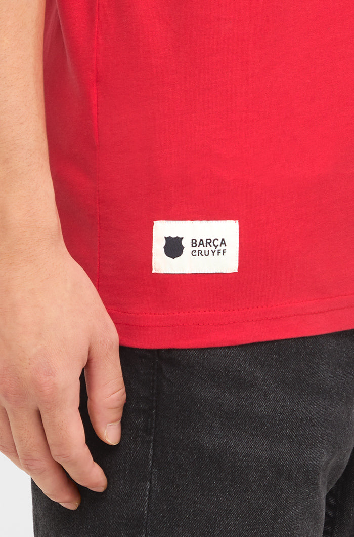 Tee-shirt Barça Cruyff "9" rouge