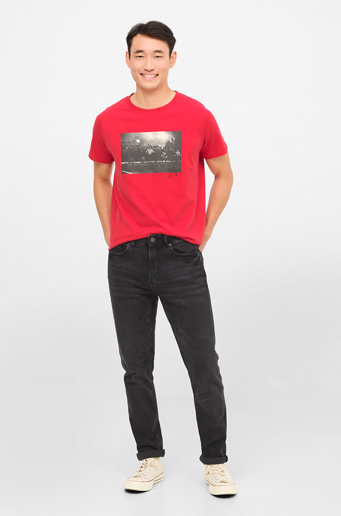 T-shirt red Barça Cruyff "9"