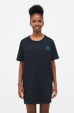 Vestido azul marino Barça - Mujer