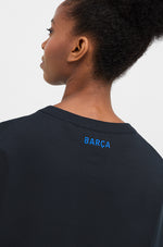 Vestido azul marino Barça - Mujer