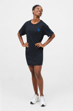 Vestido azul marino Barça - Mujer