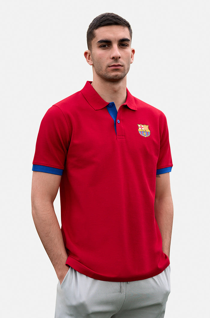 Barça Bordeaux Poloshirt