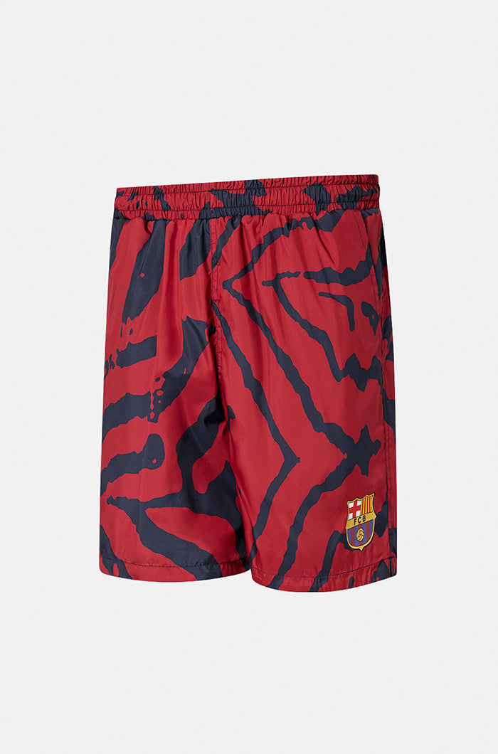 Pantalons de bany amb escut del Barça