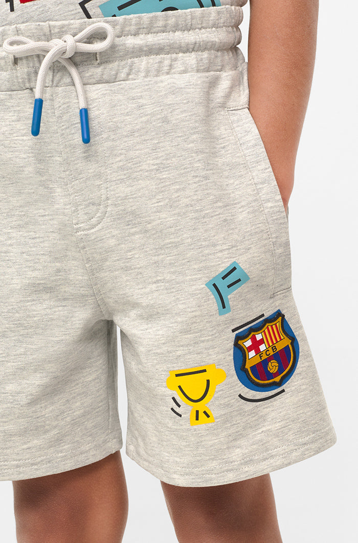 Bermuda gris Barça - Junior