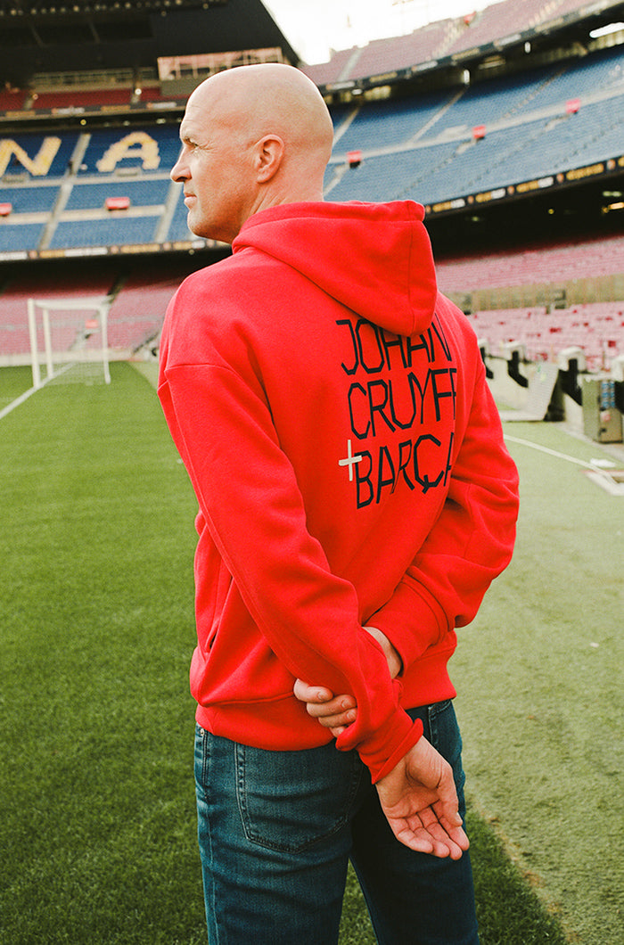 Sweat Barça Cruyff "9" rouge