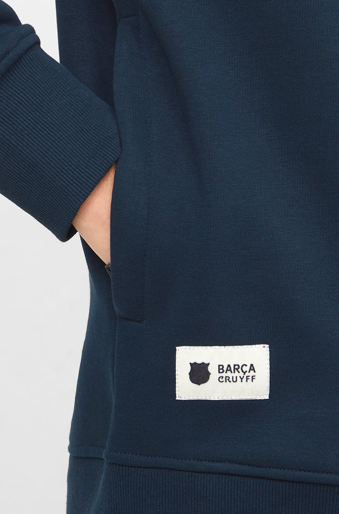 Sweatshirt blue Barça Cruyff "9"