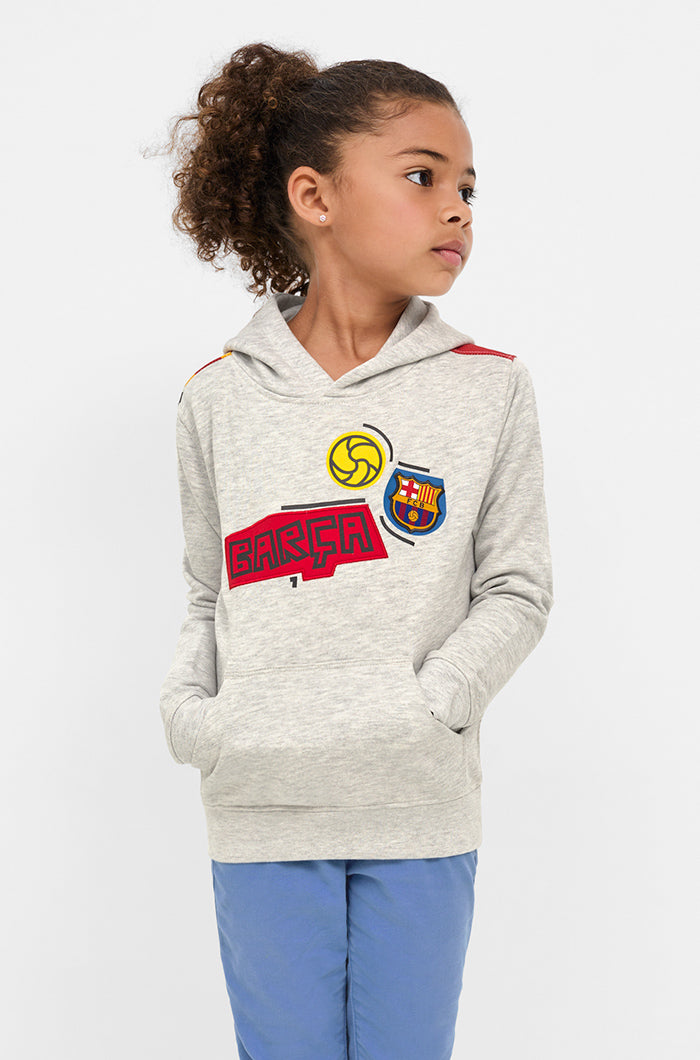 Barça motif sweatshirt - Junior – Barça Official Store Spotify Camp Nou