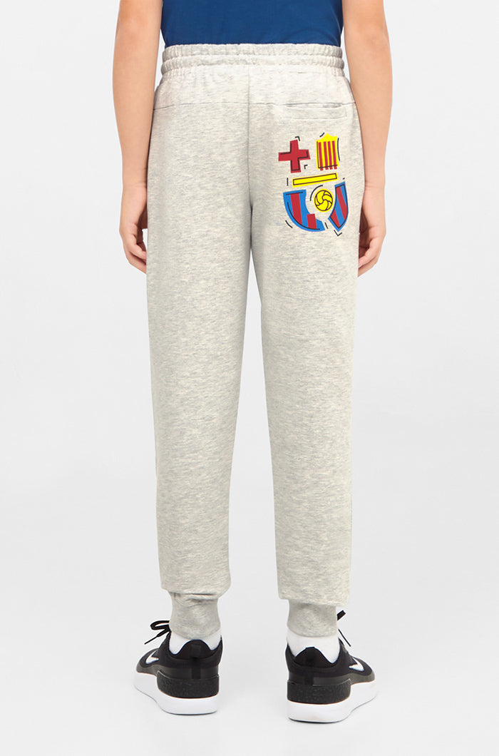 Grey Pants Barça - Junior