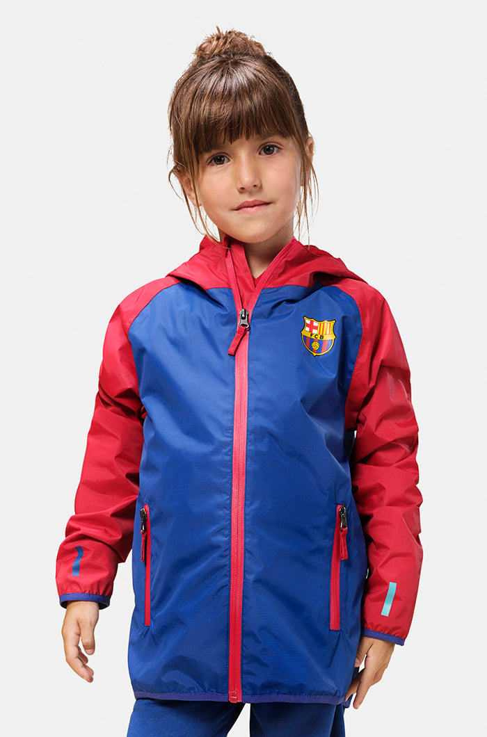 Chaqueta impermeable Barça - Junior