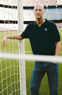 Polo shirt Barça Cruyff "9" in blue