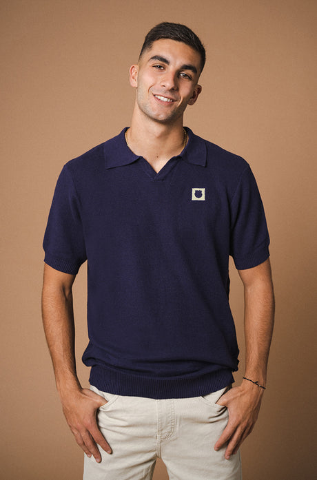 Polo shirt Barça Cruyff "9" in blue