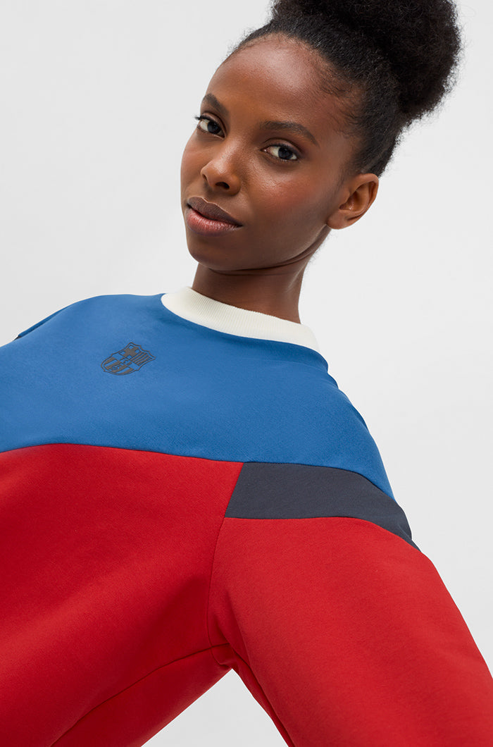 Barça Tricolor-Sweatshirt – Damen