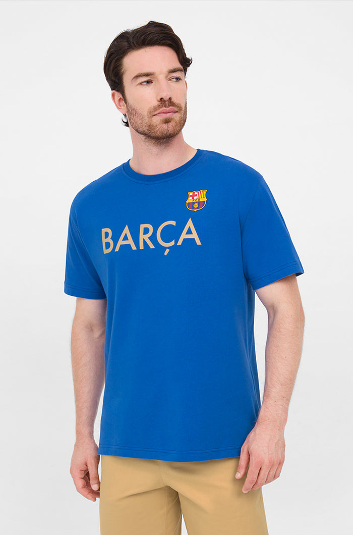 tee shirt barca bleu