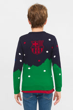 Christmas jumper Junior reindeer FC Barcelona
