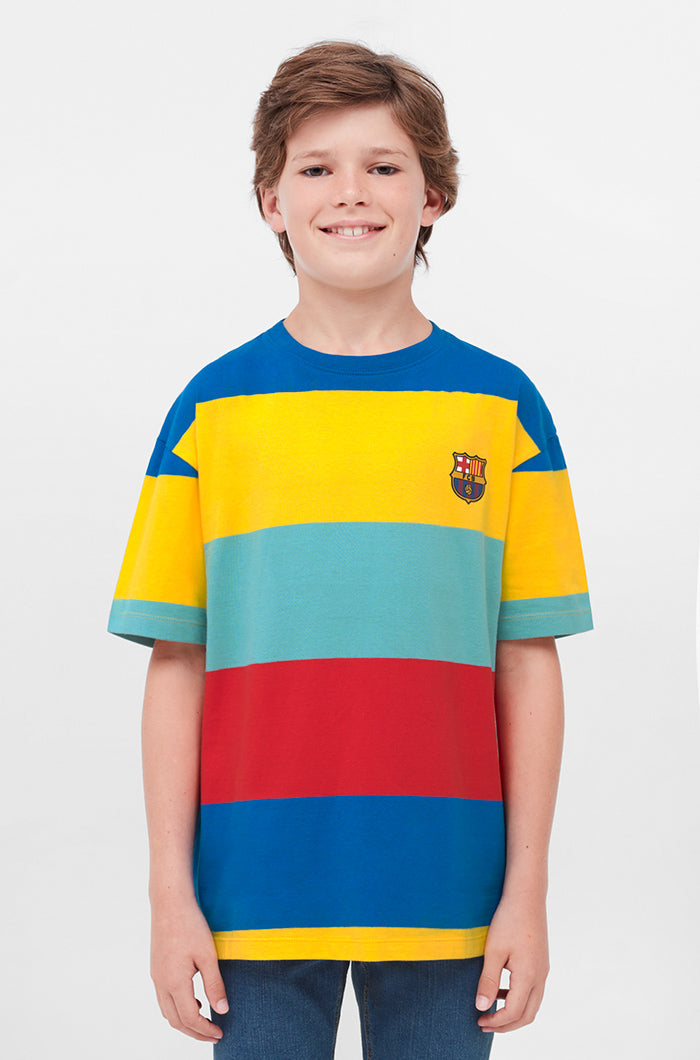 Barça multicolored shirt - Junior