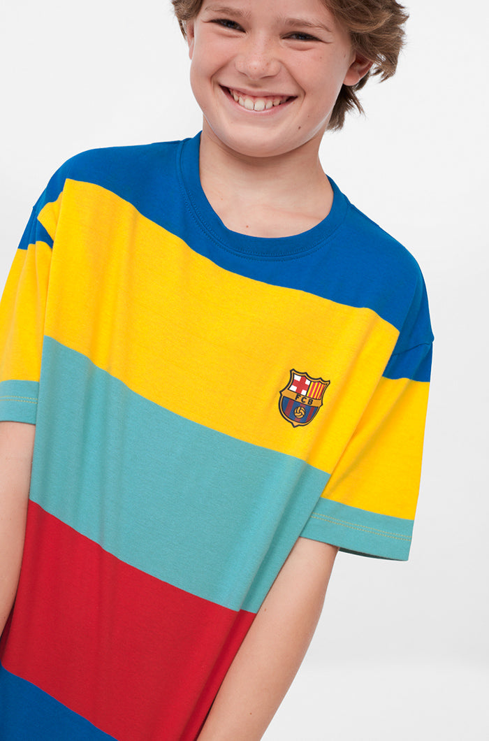 Barça mehrfarbiges Trikot - Junior
