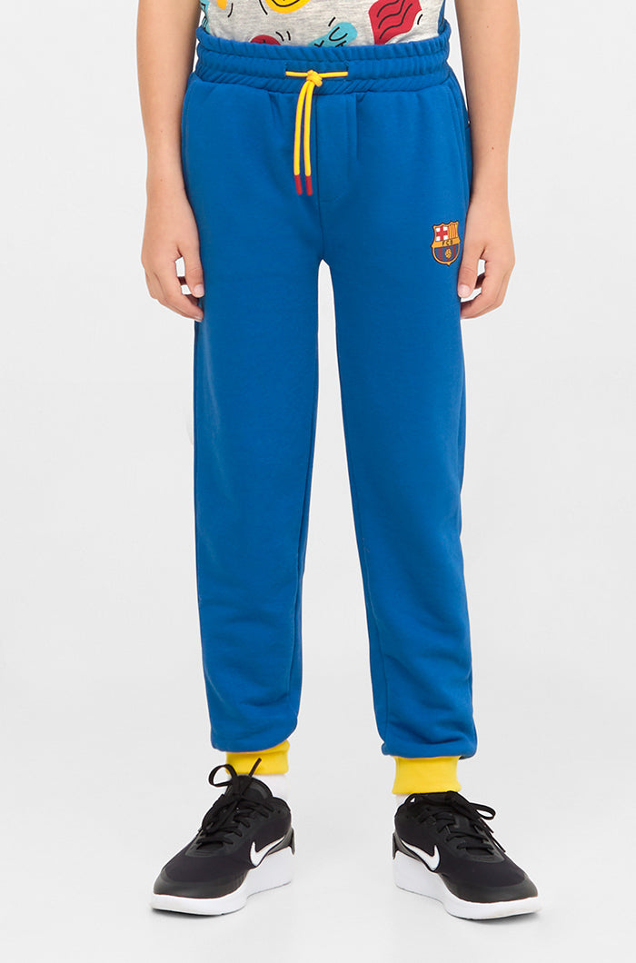 Pantalon bleu Barça - Junior