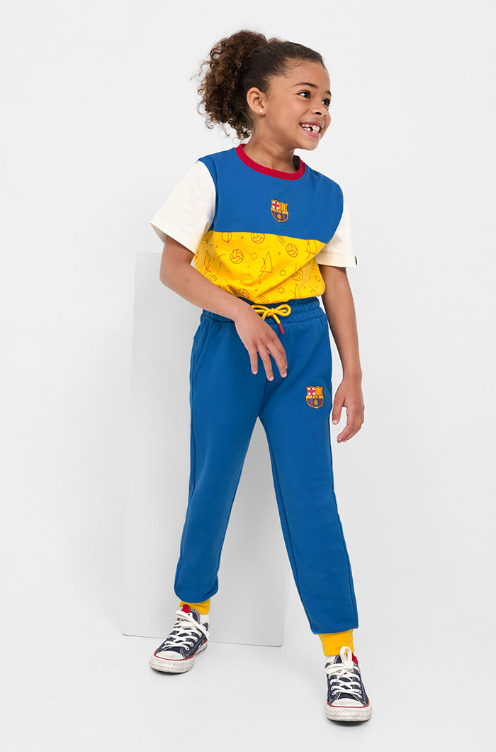 Pantaló blau Barça - Junior