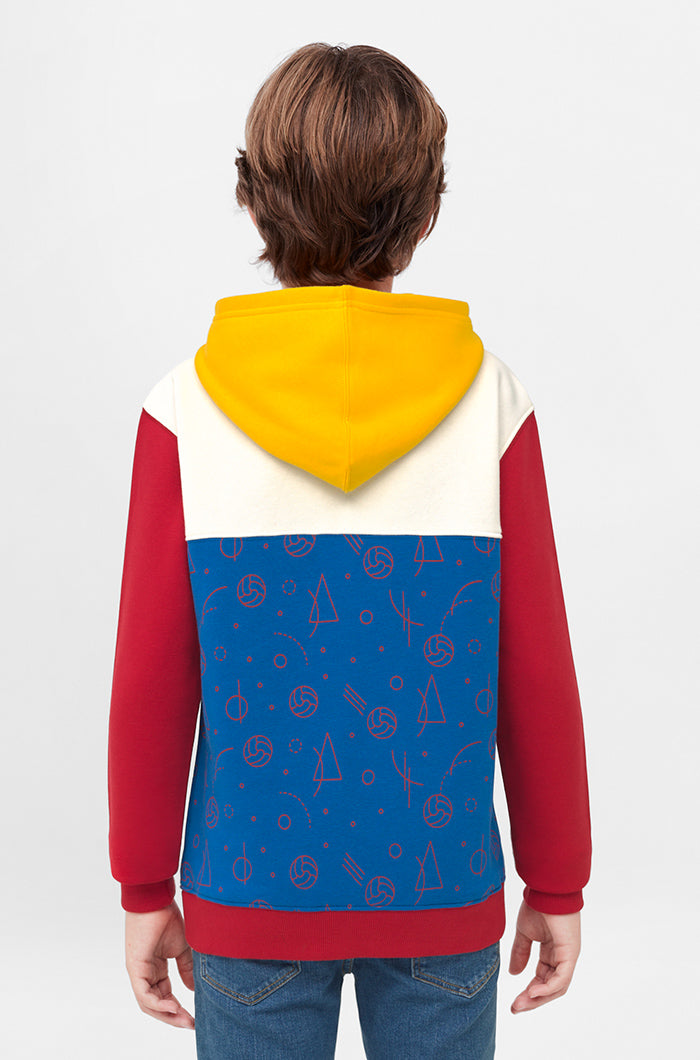 Sweatshirt mit Barça-Figuren - Junior