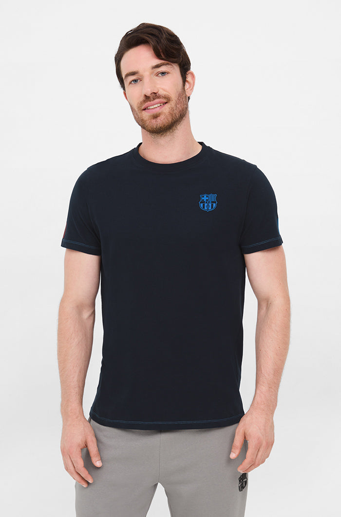 T-shirt navy blue Barça – Barça Official Store Spotify Camp Nou