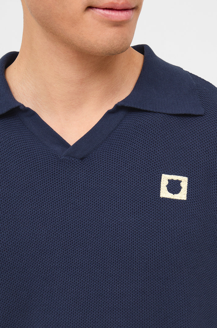 Polo azul Barça Cruyff "9"